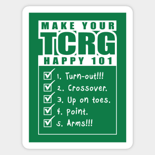 Happy TCRG 101 Sticker